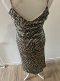 Robe sequins à bretelles