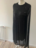 Robe noire à sequins