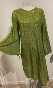 Robe Sequins verts