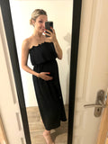 Robe col Bardot noire