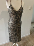 Robe sequins à bretelles