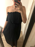 Robe col Bardot noire