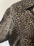 Chemise léopard brillante