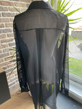Chemisier transparent noir Grande taille unique