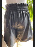 SHORT en Simili cuir Lina