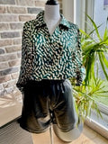 SHORT en Simili cuir Lina