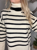 PULL MARINIERE COL ROULE