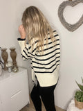 PULL MARINIERE COL ROULE