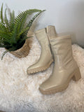 BOTTINES BEIGE