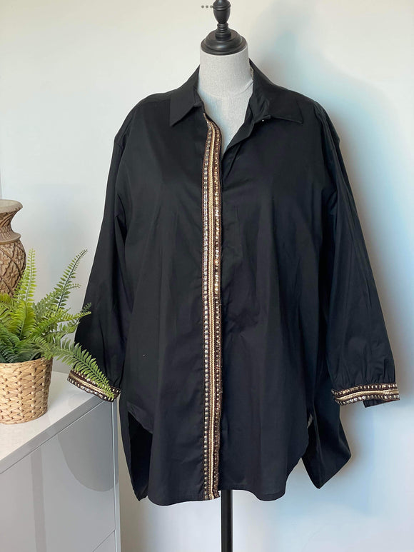 Chemise EVE NOIR grande taille