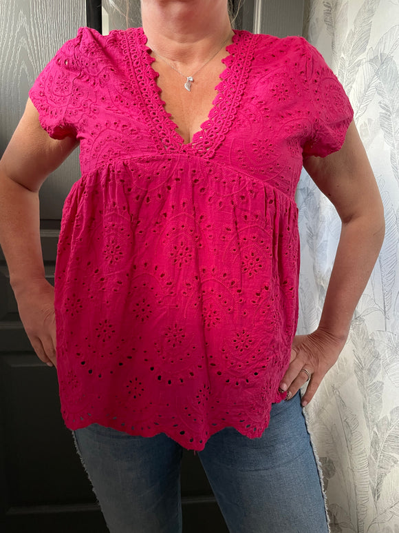 Haut Camille rose