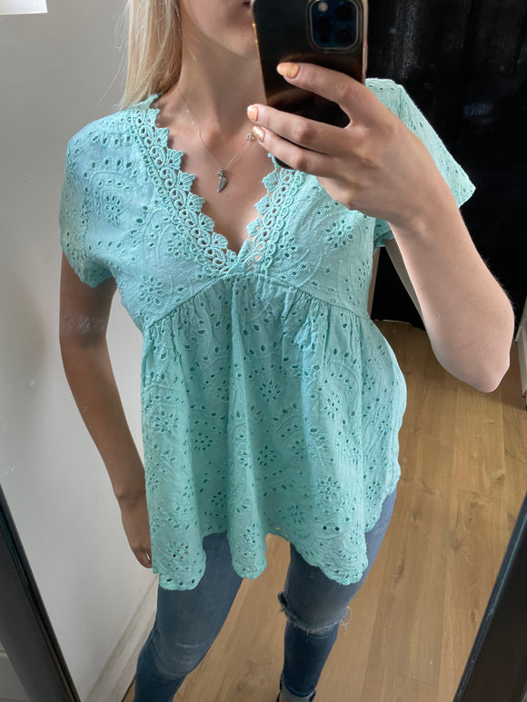 Haut Camille bleu