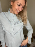 Chemise bleue ciel