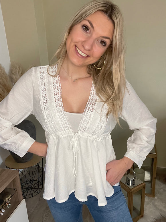 Blouse en dentelle