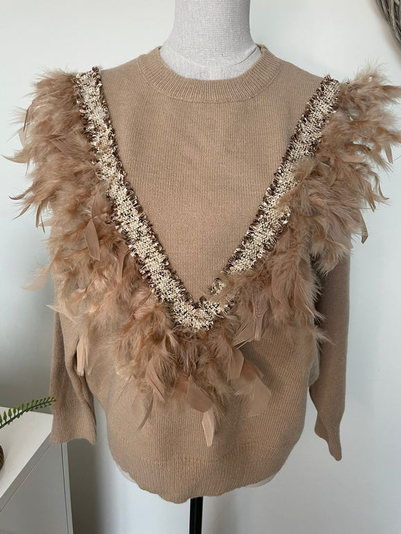 Pull PLUMES Taupe