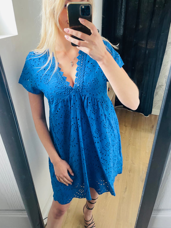 Robe bohème bleu