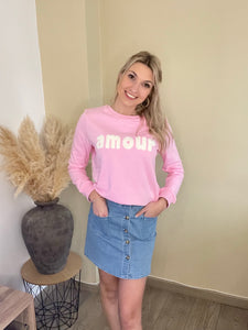Pull amour rose