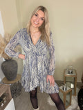 Robe bleu & blanche
