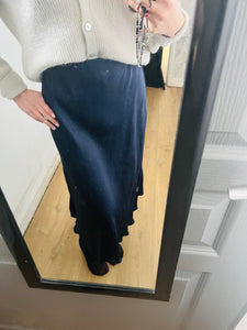 JUPE LONGUE bleu