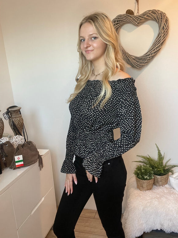 Blouse Marie noire