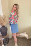 Pull fleurs