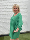 ROBE TUNIQUE VERTE