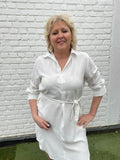 Robe Blanche manches 3/4