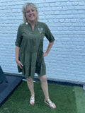 Robe COEUR kaki