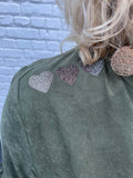 Robe COEUR kaki