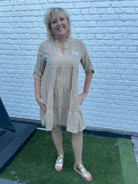 Robe COEUR biege