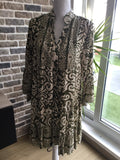 Robe baroque kaki